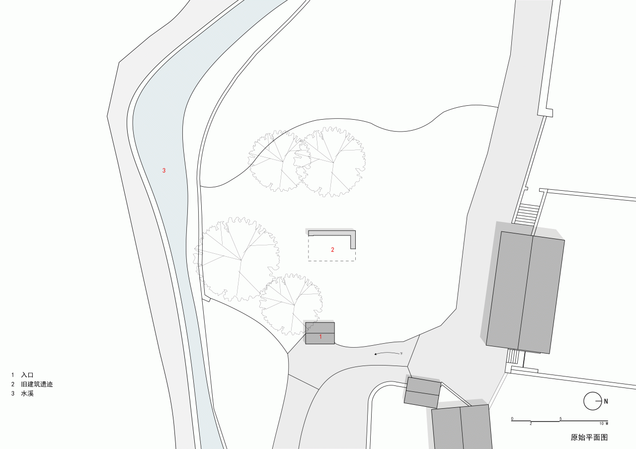 BIM建筑|与树和老土墙共生——军械库咖啡 / 三文建筑