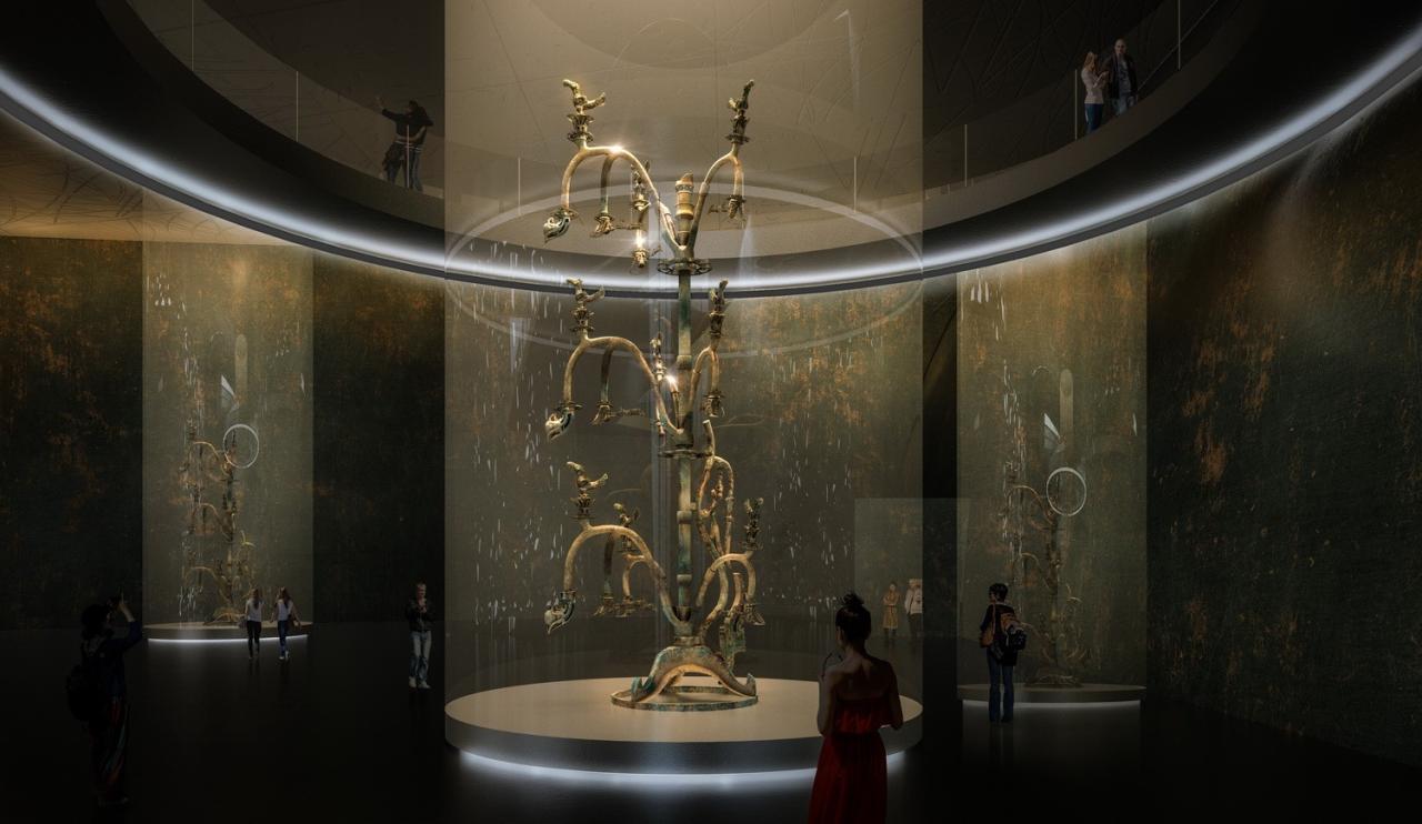 BIM建筑|古蜀玉璋：三星堆博物馆新馆方案设计 / 北京市建筑设计研究院有限公司