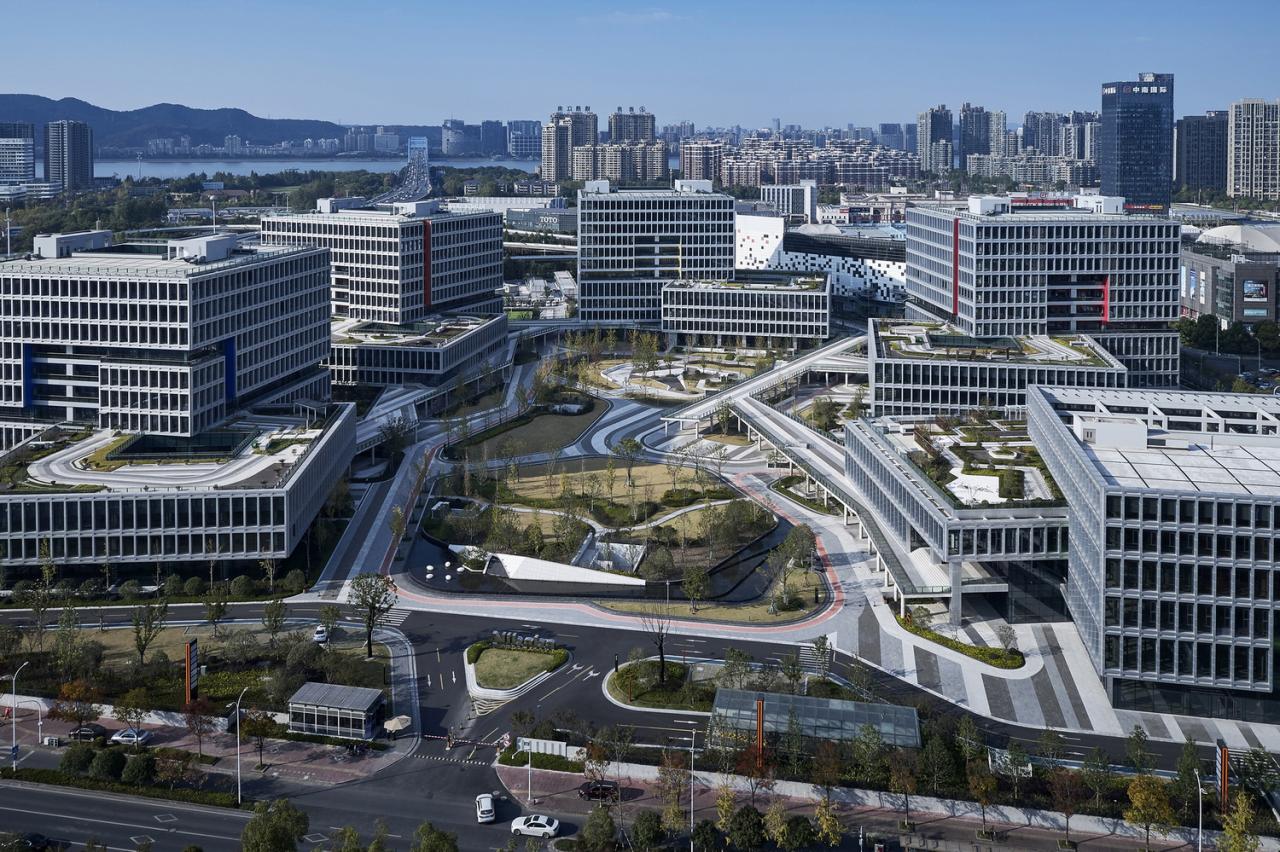 BIM建筑|阿里巴巴杭州软件生产基地二期 / 浙江省建筑设计研究院