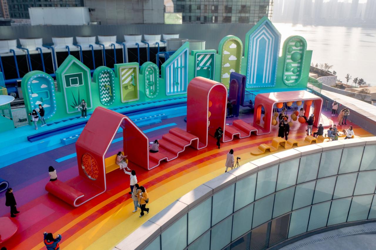 BIM建筑|屋顶公共空间改造：彩虹之上 / 佰筑建筑设计咨询（上海）有限公司