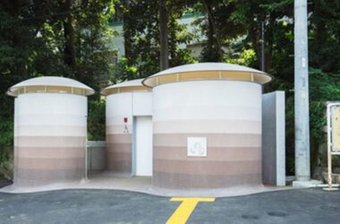 BIM建筑|伊东丰雄在东京设计蘑菇状的公厕-BIM建筑网