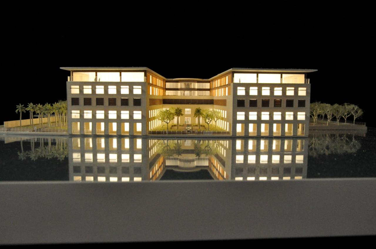 BIM建筑|花园式康复医院 / 萨夫迪建筑事务所