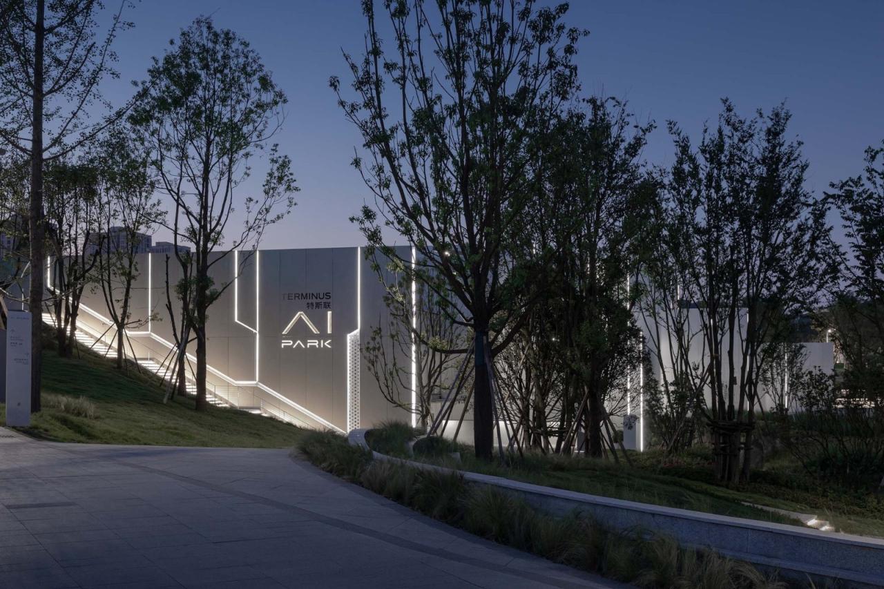 BIM建筑|特斯联科技集团人工智能城市先行区 AI PARK / 行之建筑设计工作室