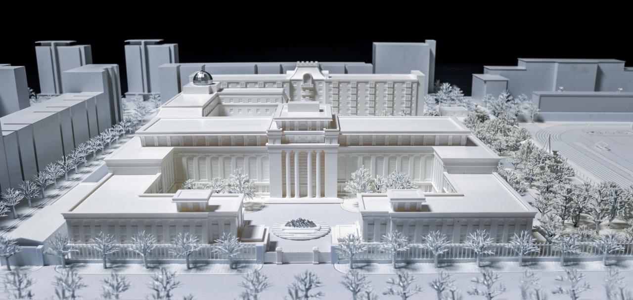 BIM建筑|北京汇文中学校史馆 / 琢磨琢磨科技（北京）有限公司