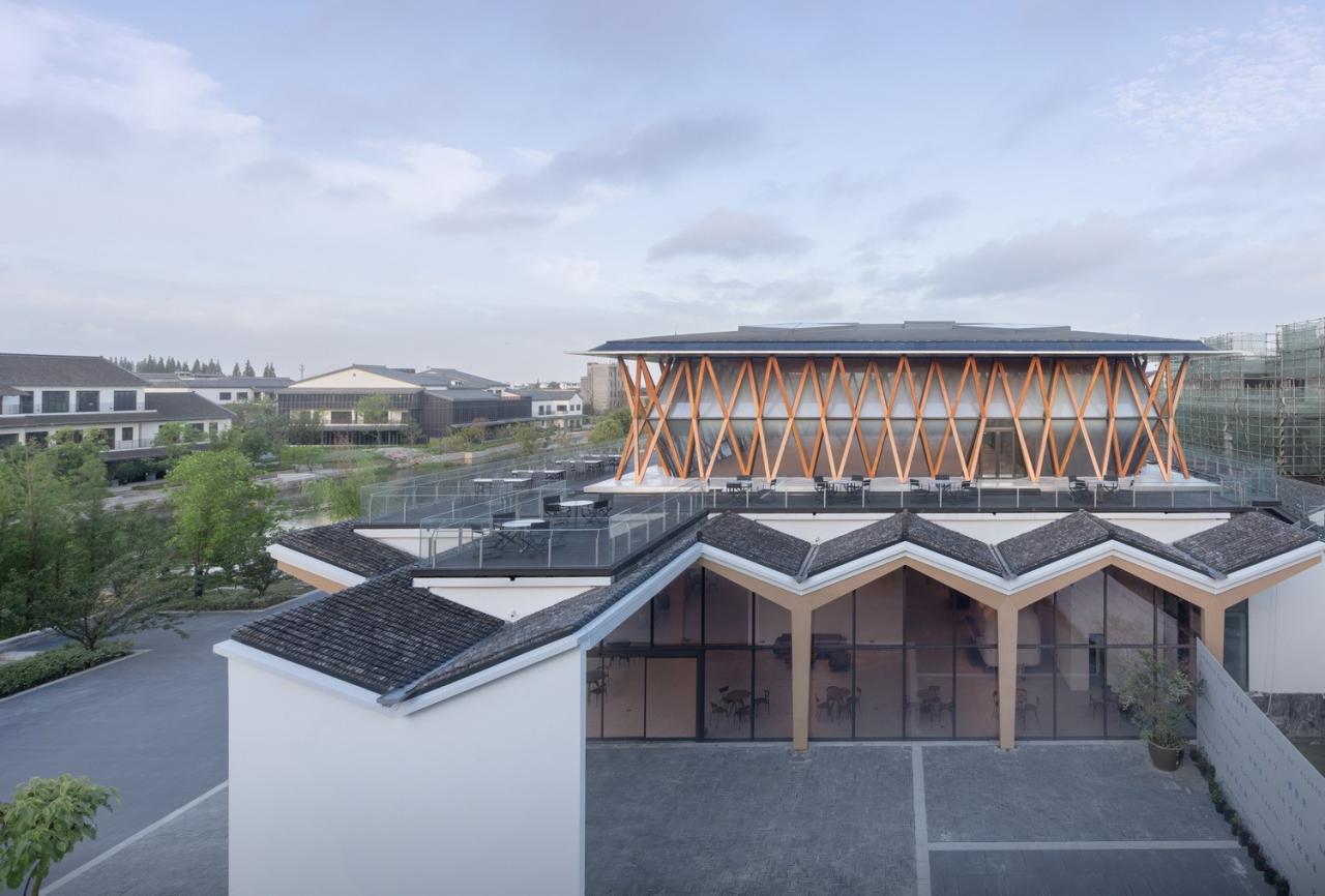 BIM建筑|市集美术馆——西塘东区一号楼的叠合形制 / 山水秀建筑事务所