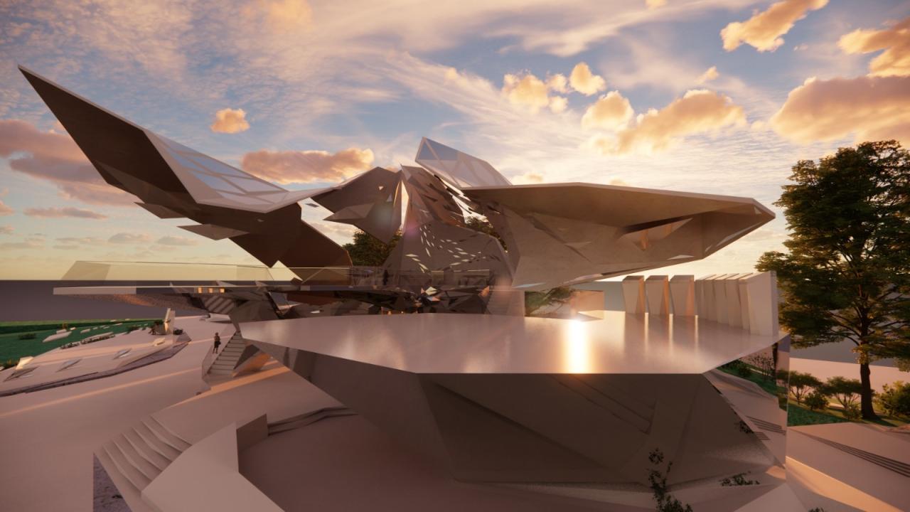 BIM建筑|大三环境艺术系学生的美学观念 / 龚舒腾