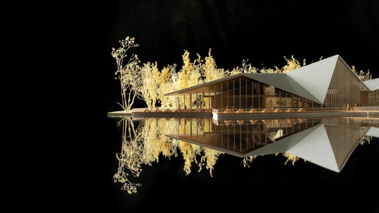 BIM建筑|长兴岛郊野公园游客中心 / 米川工作室 + 水石设计