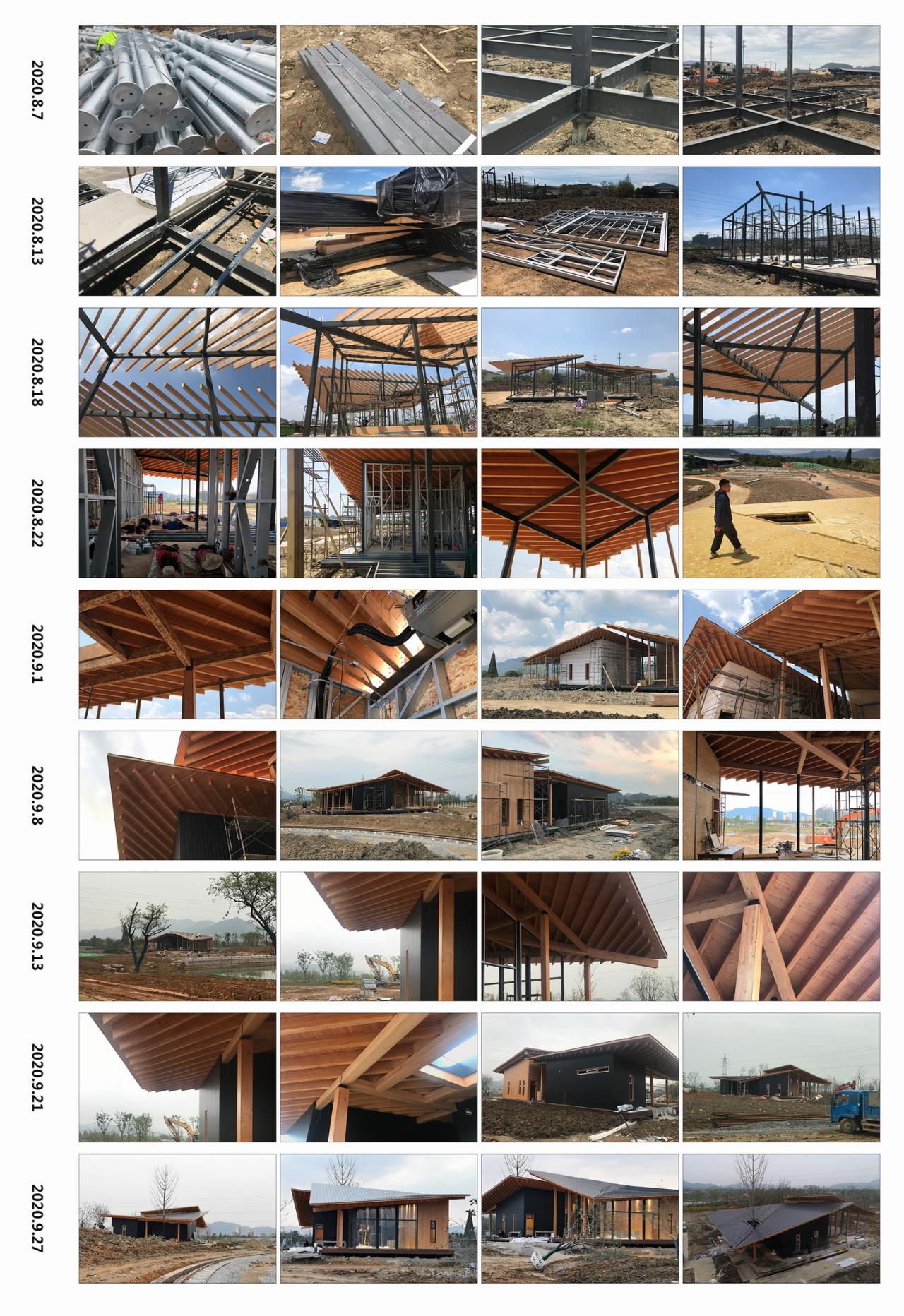 BIM建筑|富阳·阳陂湖湿地接待中心 / 尌林建筑设计事务所