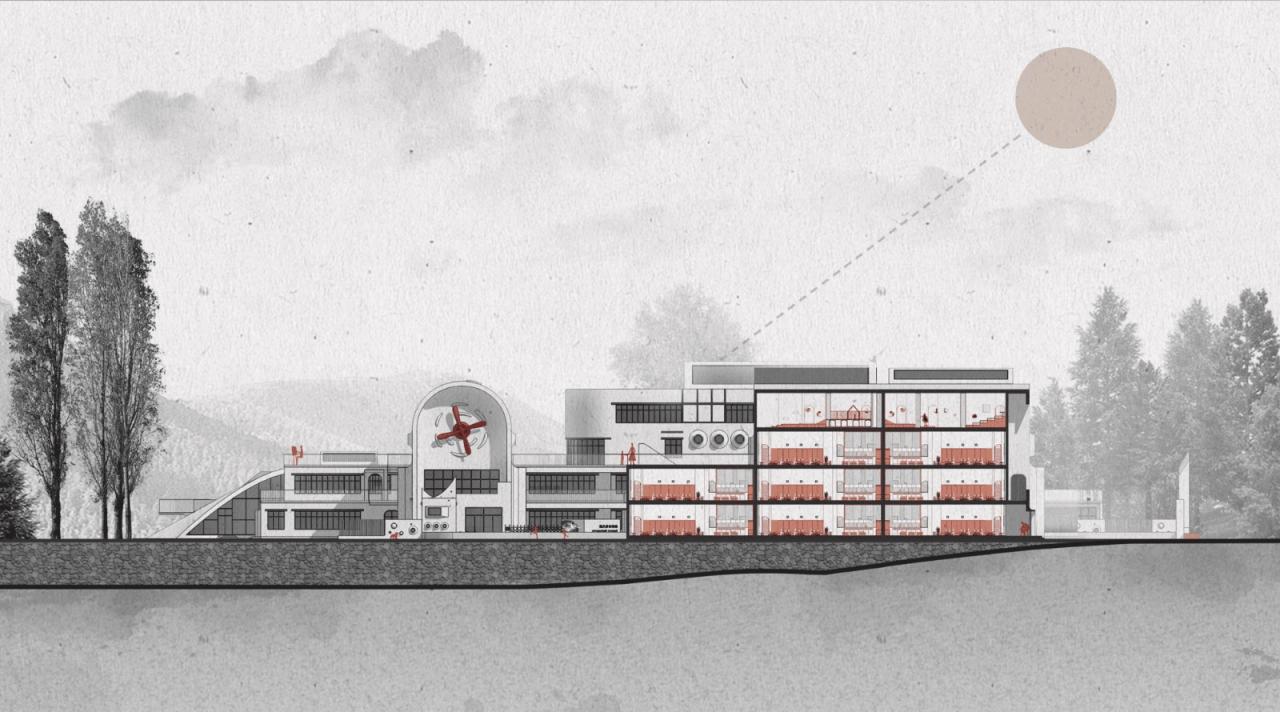 BIM建筑|虽偏远 理想必致！在西昌卫星发射基地大凉山建一座“探索者幼儿园” / 迪卡建筑设计中心