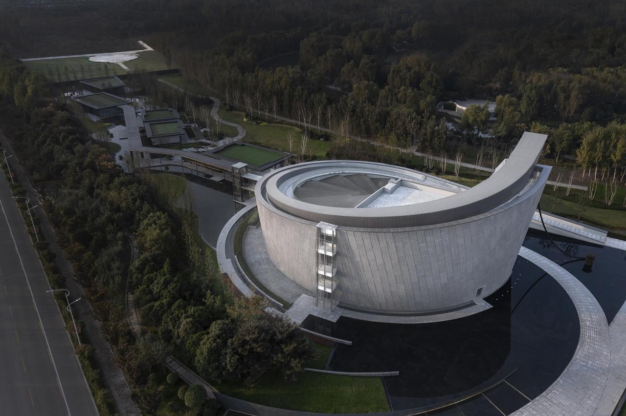 BIM建筑|济宁运河文化艺术中心 / 筑境设计