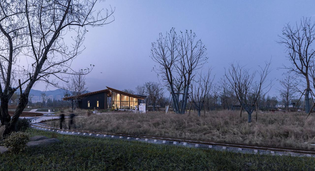 BIM建筑|富阳·阳陂湖湿地接待中心 / 尌林建筑设计事务所