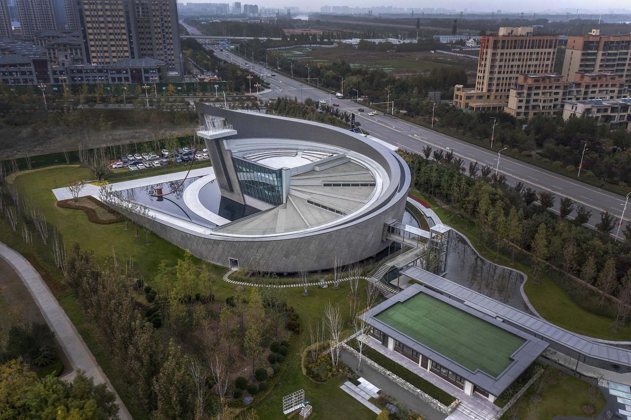 BIM建筑|济宁运河文化艺术中心 / 筑境设计