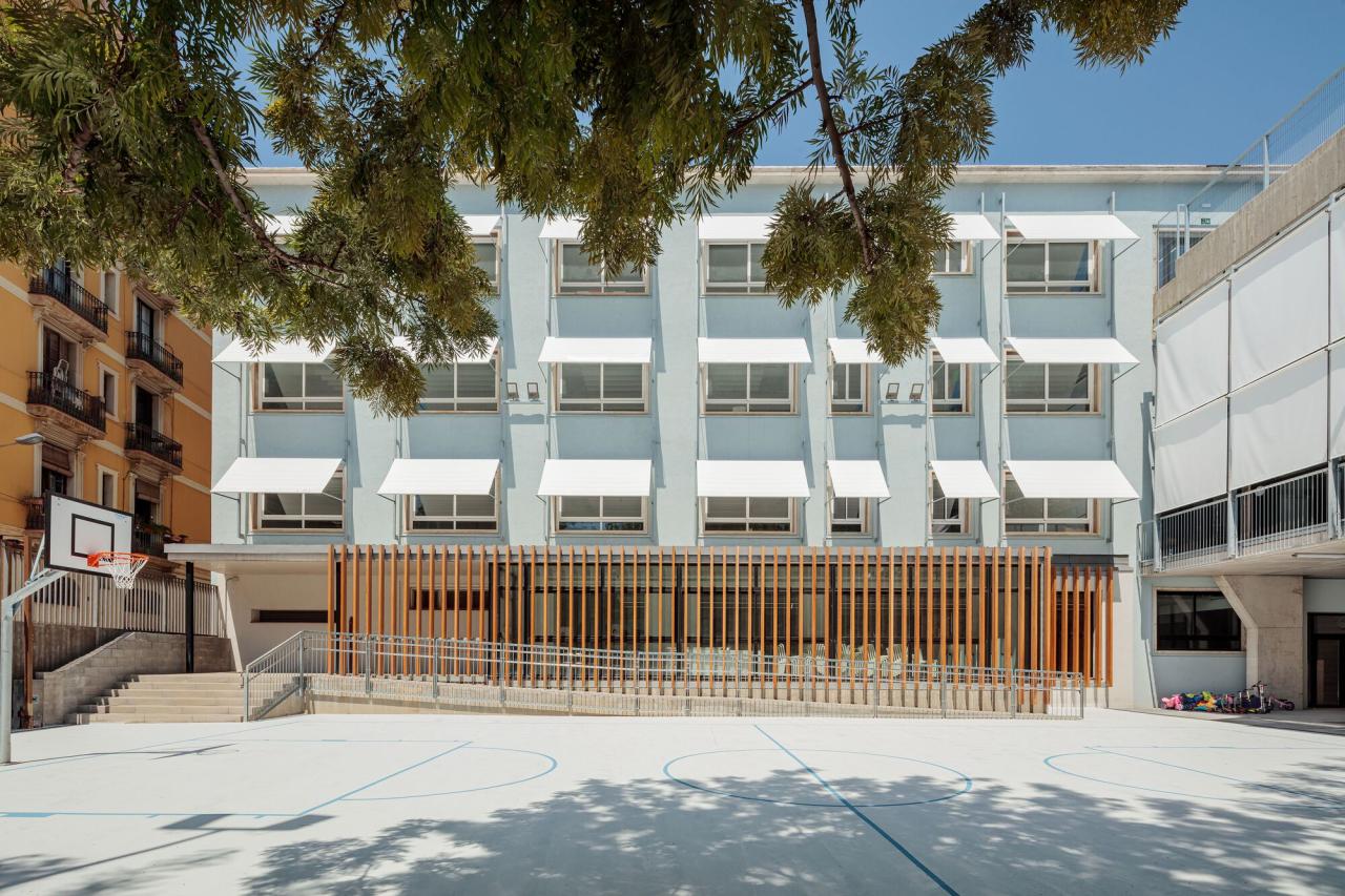 BIM建筑|小学扩建：Mar Bella 学校 / SUMO arquitectes