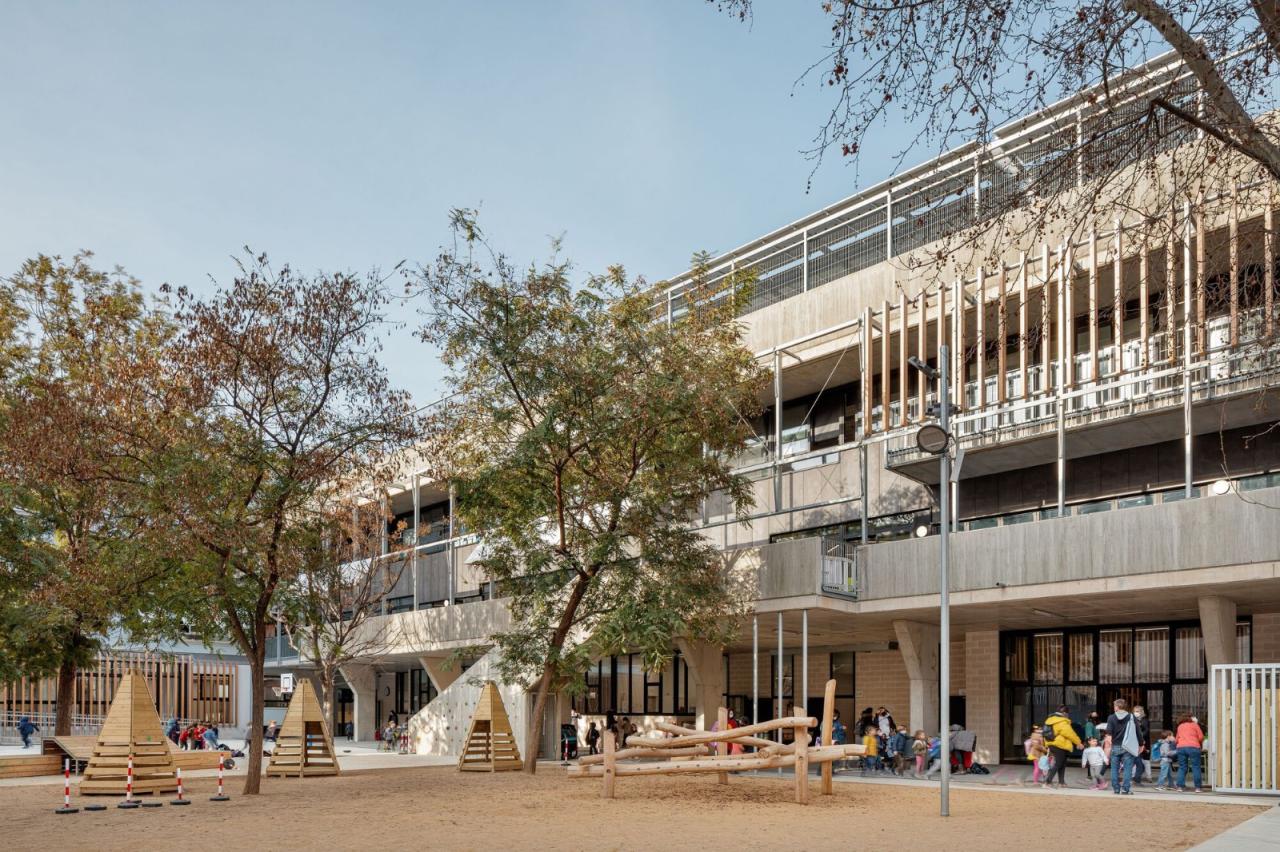 BIM建筑|小学扩建：Mar Bella 学校 / SUMO arquitectes