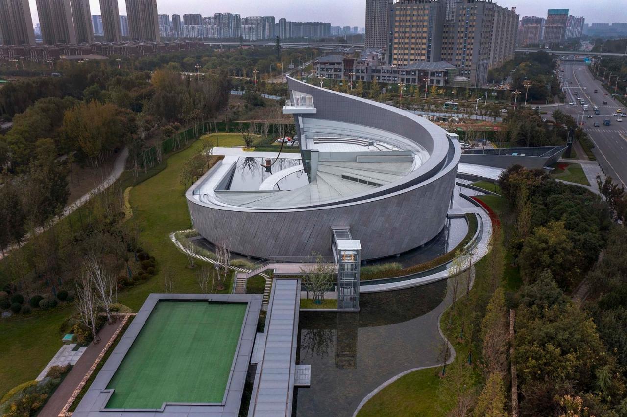 BIM建筑|济宁运河文化艺术中心 / 筑境设计