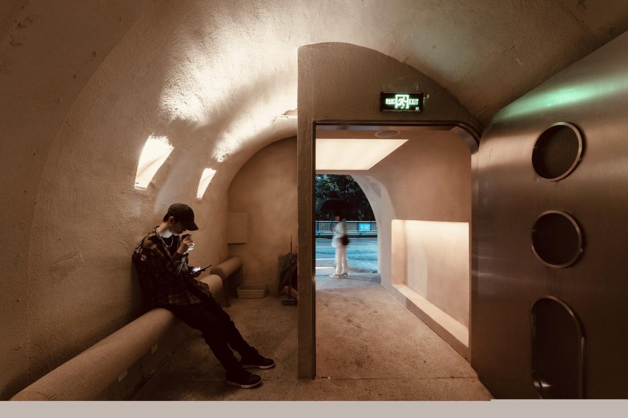 BIM建筑|Caver-防空洞里的酒吧 / itD studio