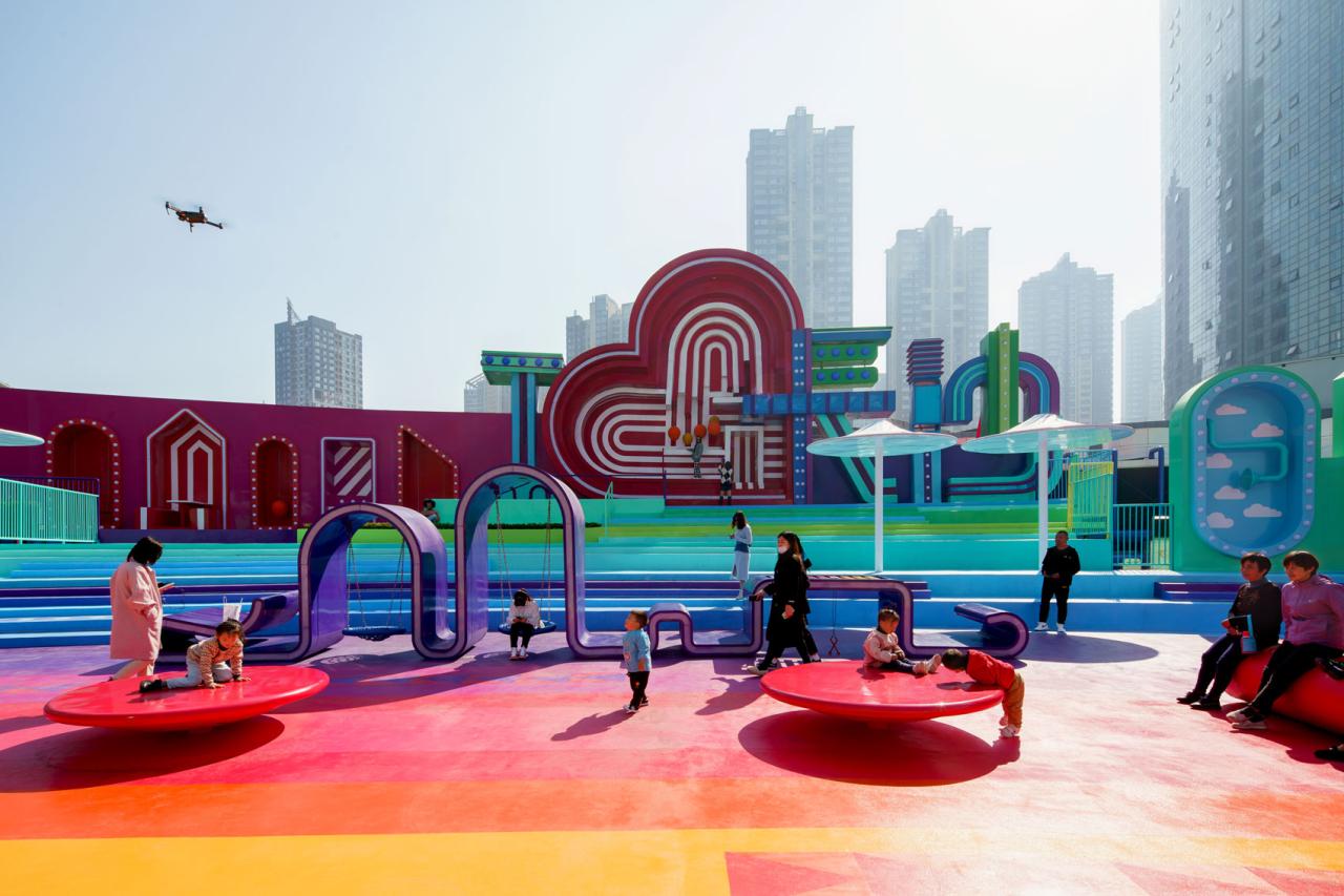 BIM建筑|屋顶公共空间改造：彩虹之上 / 佰筑建筑设计咨询（上海）有限公司