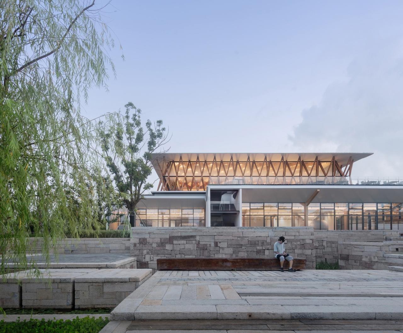 BIM建筑|市集美术馆——西塘东区一号楼的叠合形制 / 山水秀建筑事务所