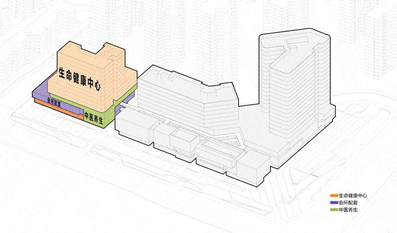 BIM建筑|混合的真实：城市型康养综合体的创新实践 / 栖城设计