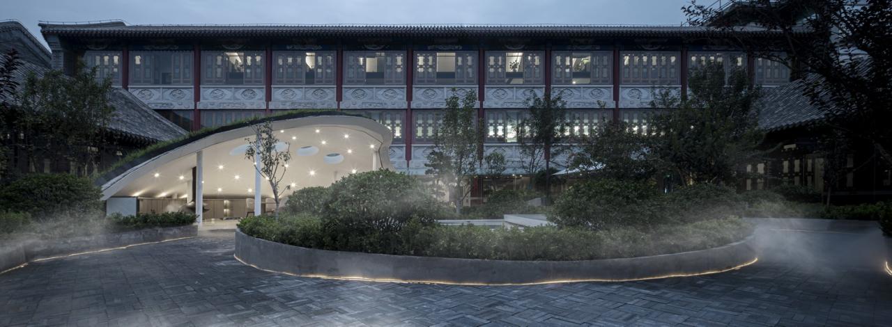 BIM建筑|中国传统四合庭院的人文办公综合体升级改造 / 北京中德行建筑设计