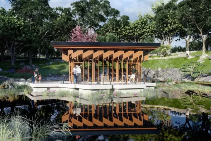 BIM建筑|天府栖岸——观鸟屋 / 蜂蜜景观工坊