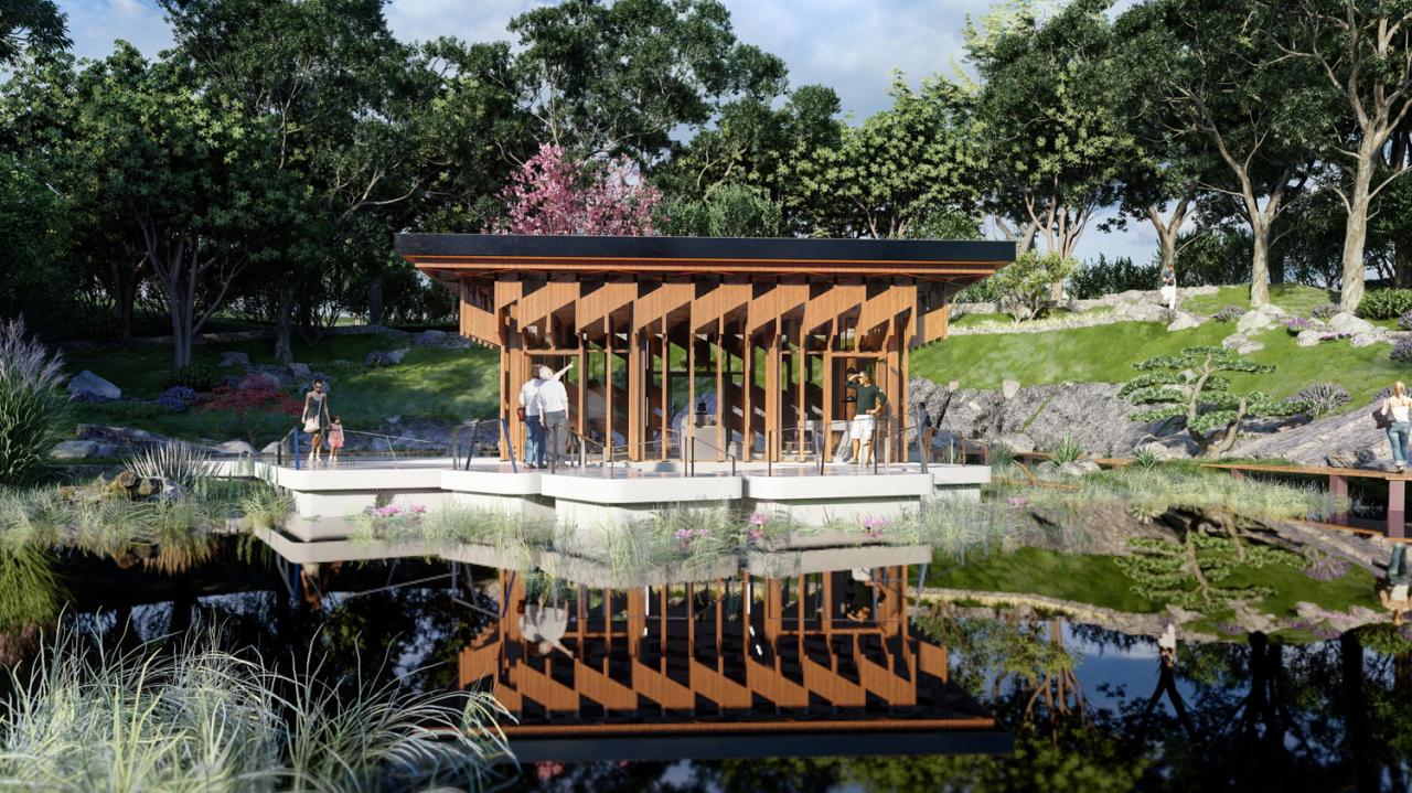 BIM建筑|天府栖岸——观鸟屋 / 蜂蜜景观工坊