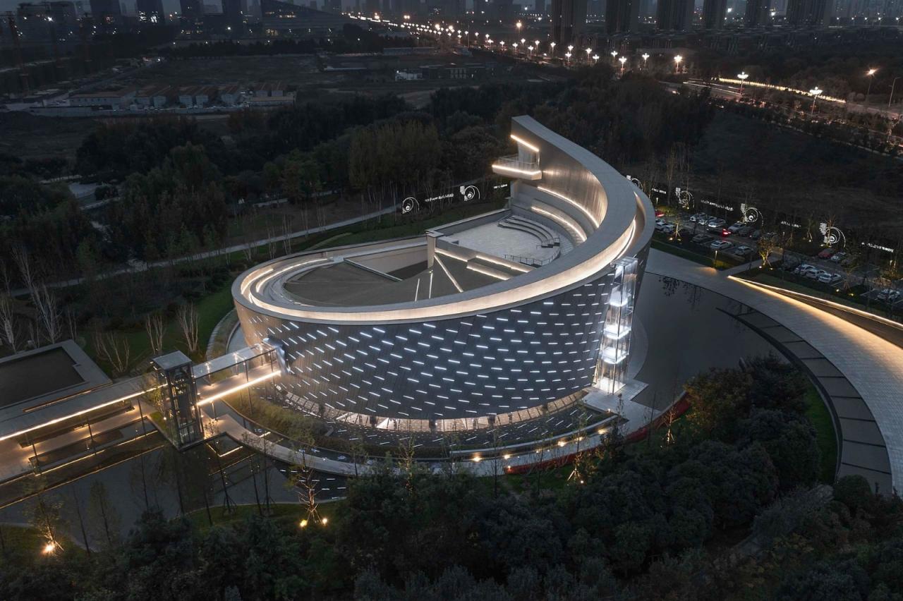 BIM建筑|济宁运河文化艺术中心 / 筑境设计