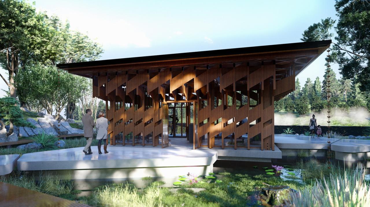 BIM建筑|天府栖岸——观鸟屋 / 蜂蜜景观工坊