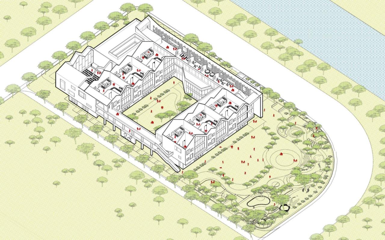 BIM建筑|南京市鼓楼幼儿园江北分园 / 东南大学建筑设计研究院