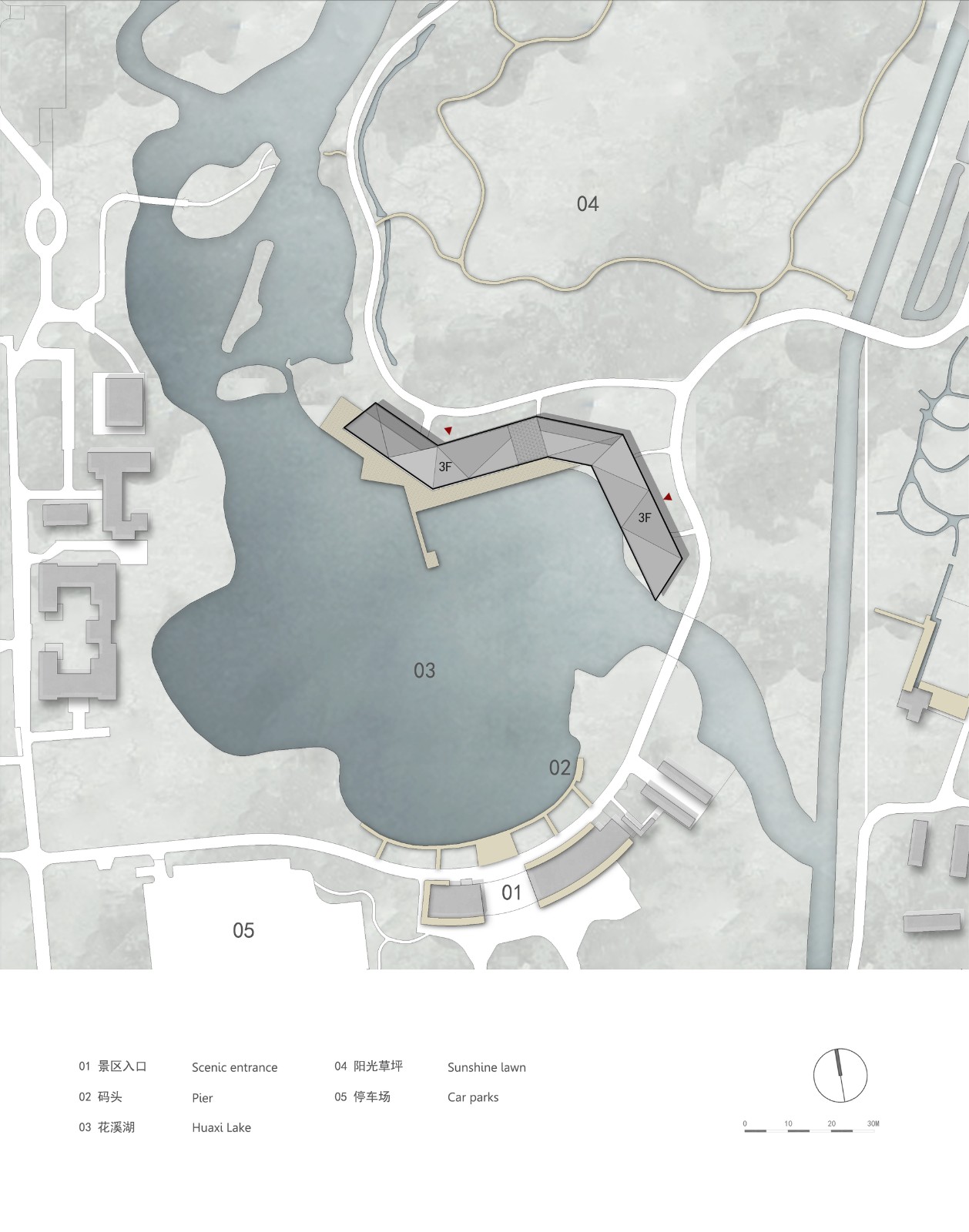 BIM建筑|长兴岛郊野公园游客中心 / 米川工作室 + 水石设计