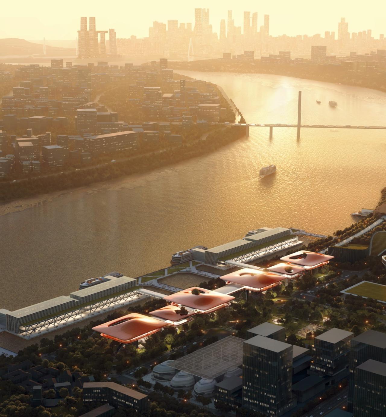 BIM建筑|“龙门吊” | MAD赢得重庆寸滩国际邮轮中心竞赛