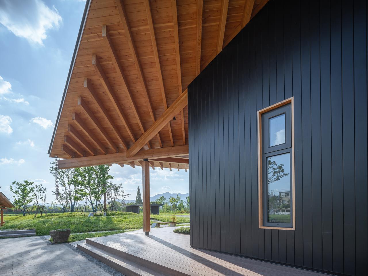 BIM建筑|富阳·阳陂湖湿地接待中心 / 尌林建筑设计事务所