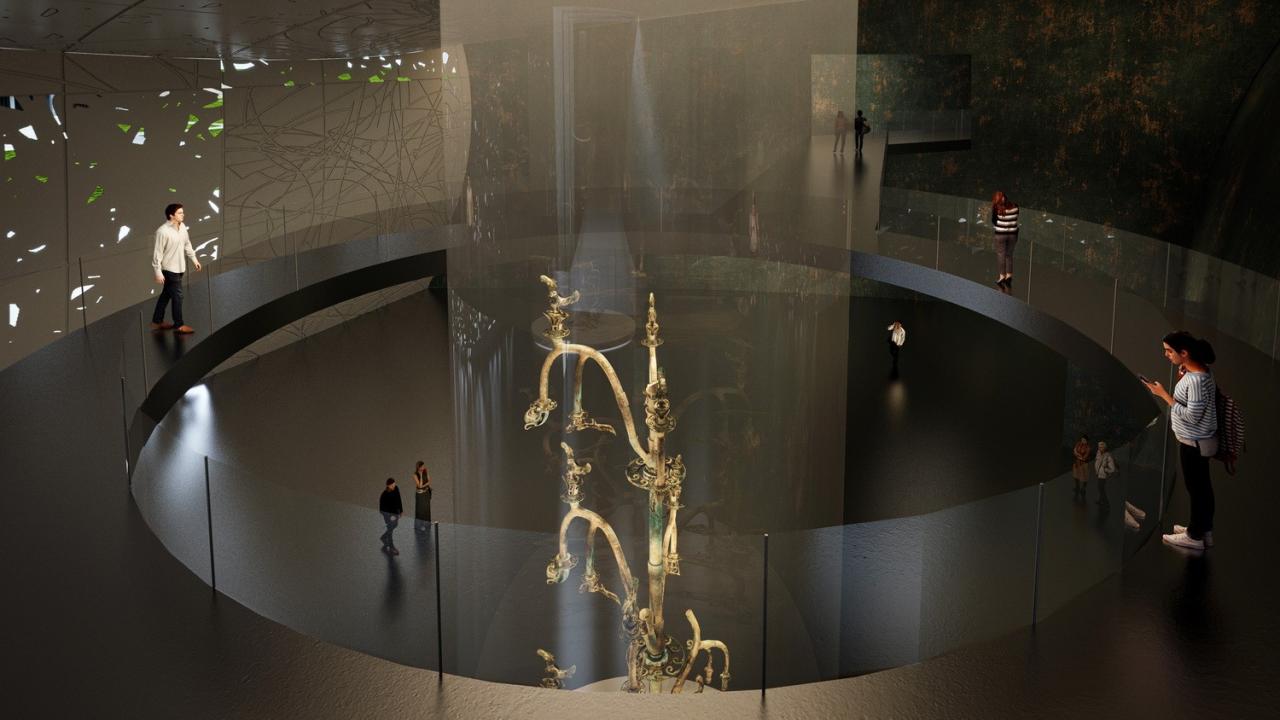 BIM建筑|古蜀玉璋：三星堆博物馆新馆方案设计 / 北京市建筑设计研究院有限公司