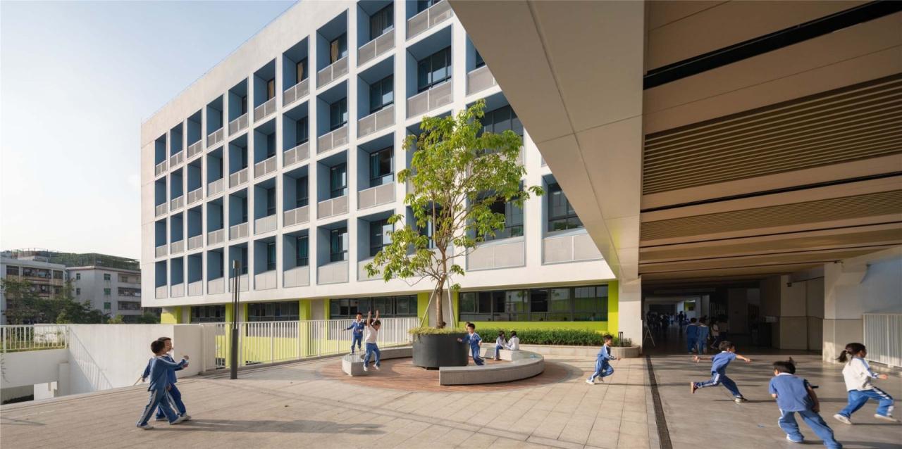 BIM建筑|深圳坪山区日新小学 / 申都设计