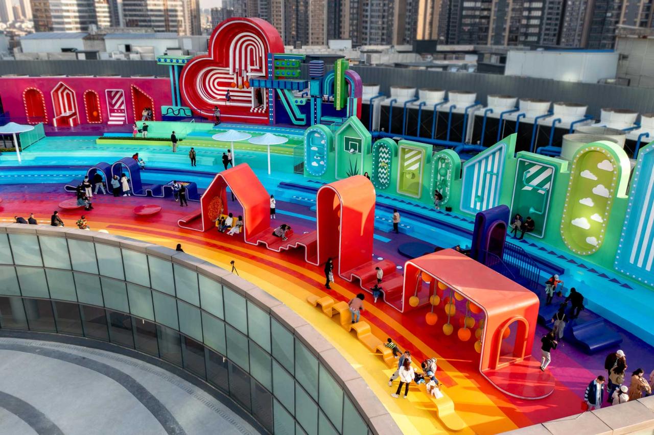 BIM建筑|屋顶公共空间改造：彩虹之上 / 佰筑建筑设计咨询（上海）有限公司