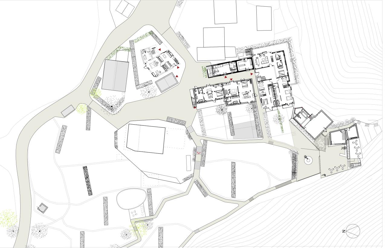 BIM建筑|桐庐流云乡墅，山野间的隐世秘境 / MDO木君建筑设计
