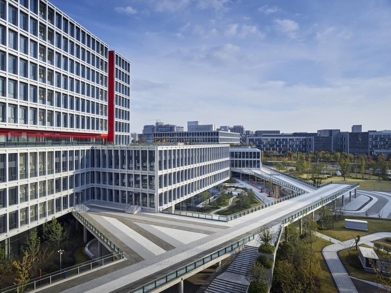 BIM建筑|阿里巴巴杭州软件生产基地二期 / 浙江省建筑设计研究院