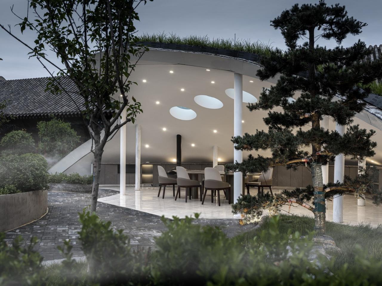 BIM建筑|中国传统四合庭院的人文办公综合体升级改造 / 北京中德行建筑设计