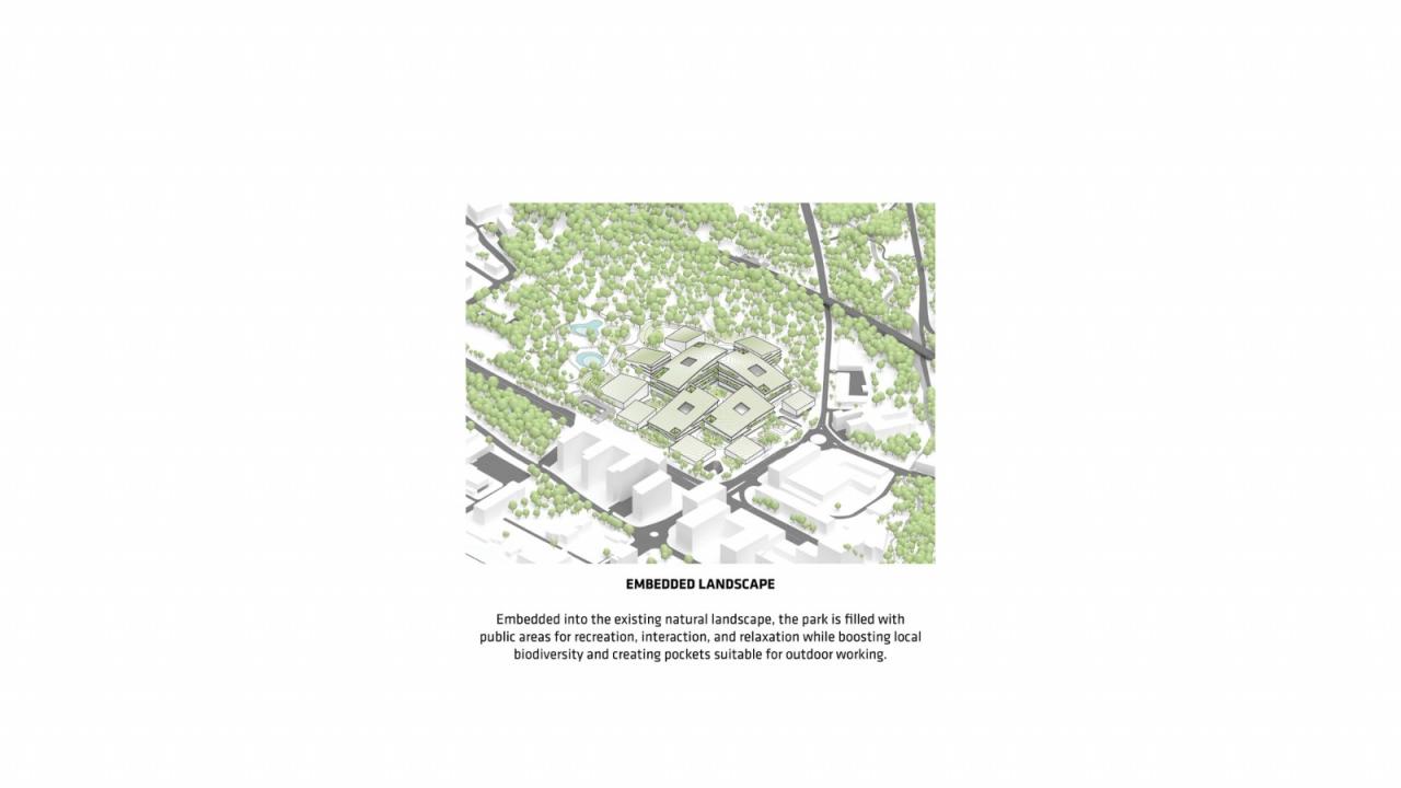 BIM建筑|都市村庄：欧洲人工智能和网络安全中心 / BIG