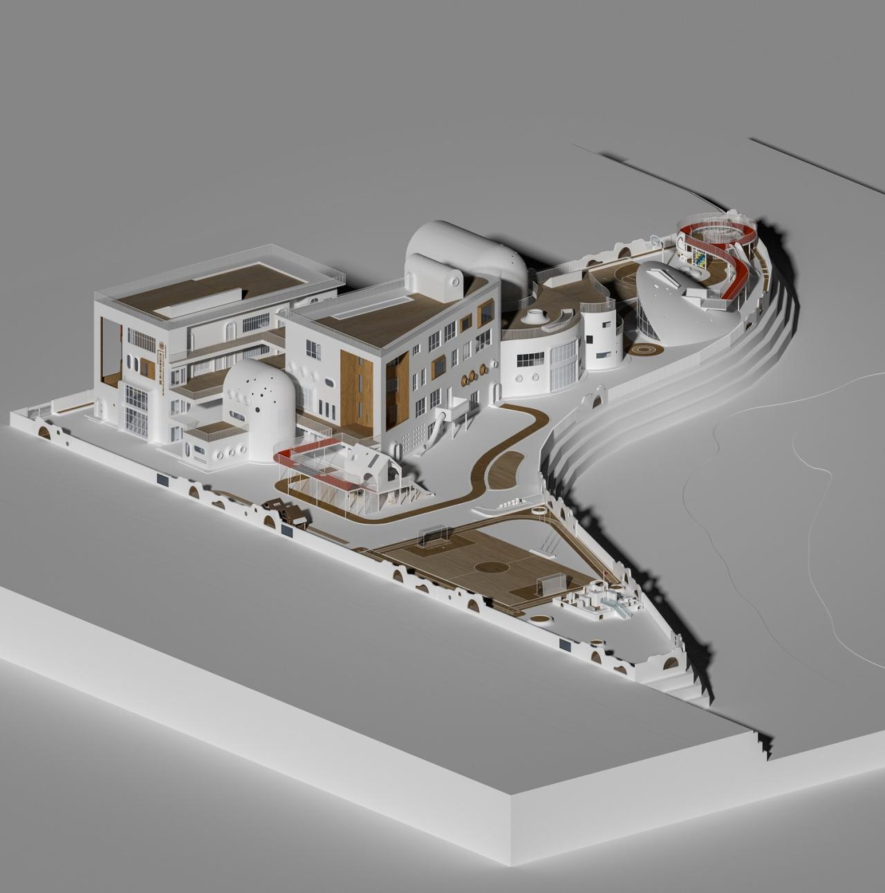 BIM建筑|虽偏远 理想必致！在西昌卫星发射基地大凉山建一座“探索者幼儿园” / 迪卡建筑设计中心