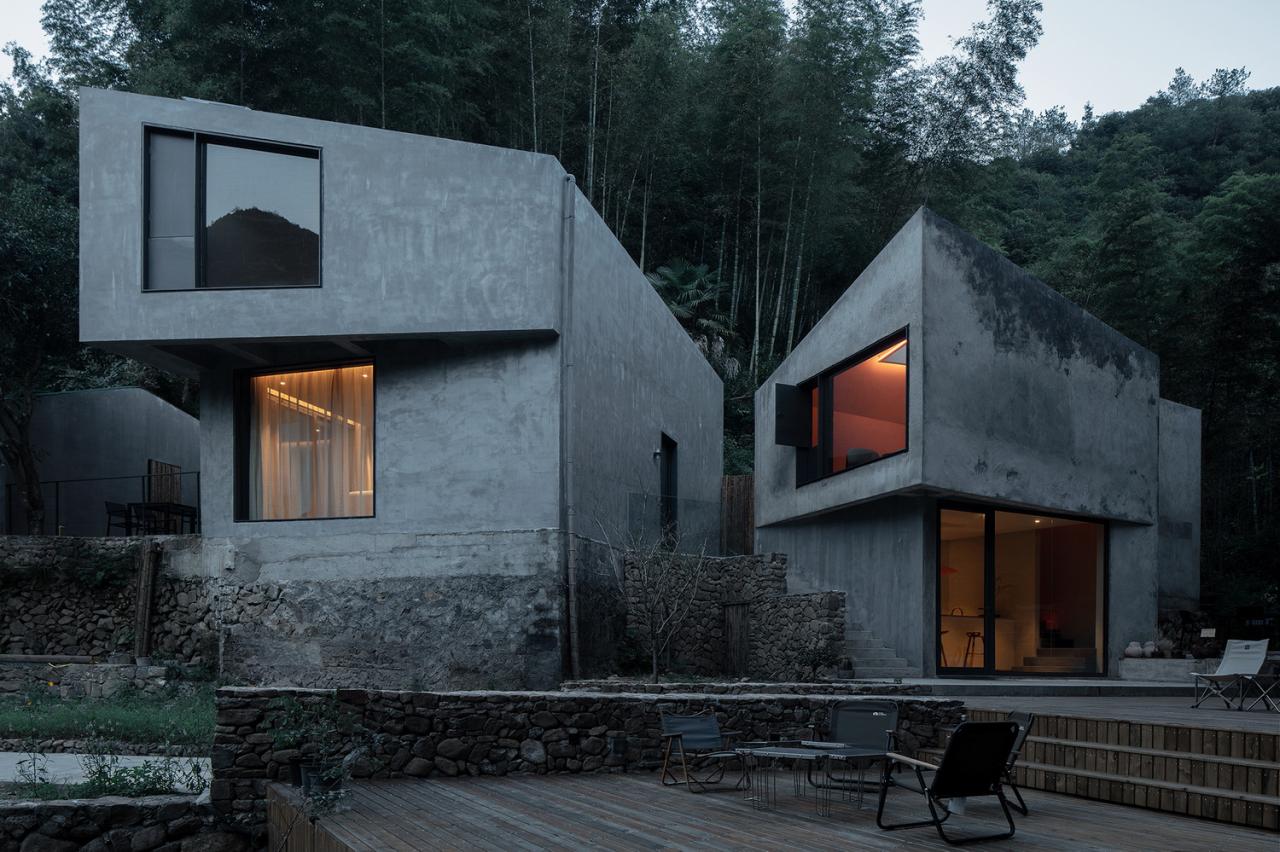 BIM建筑|桐庐流云乡墅，山野间的隐世秘境 / MDO木君建筑设计