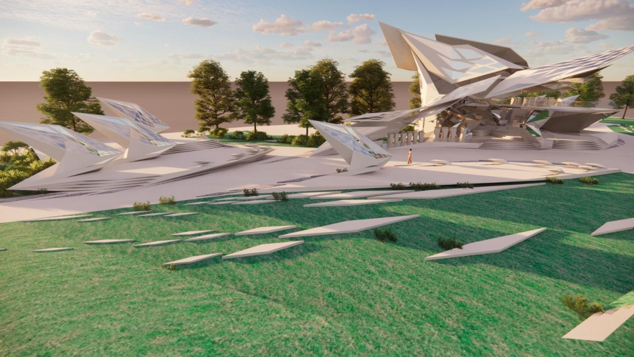 BIM建筑|大三环境艺术系学生的美学观念 / 龚舒腾