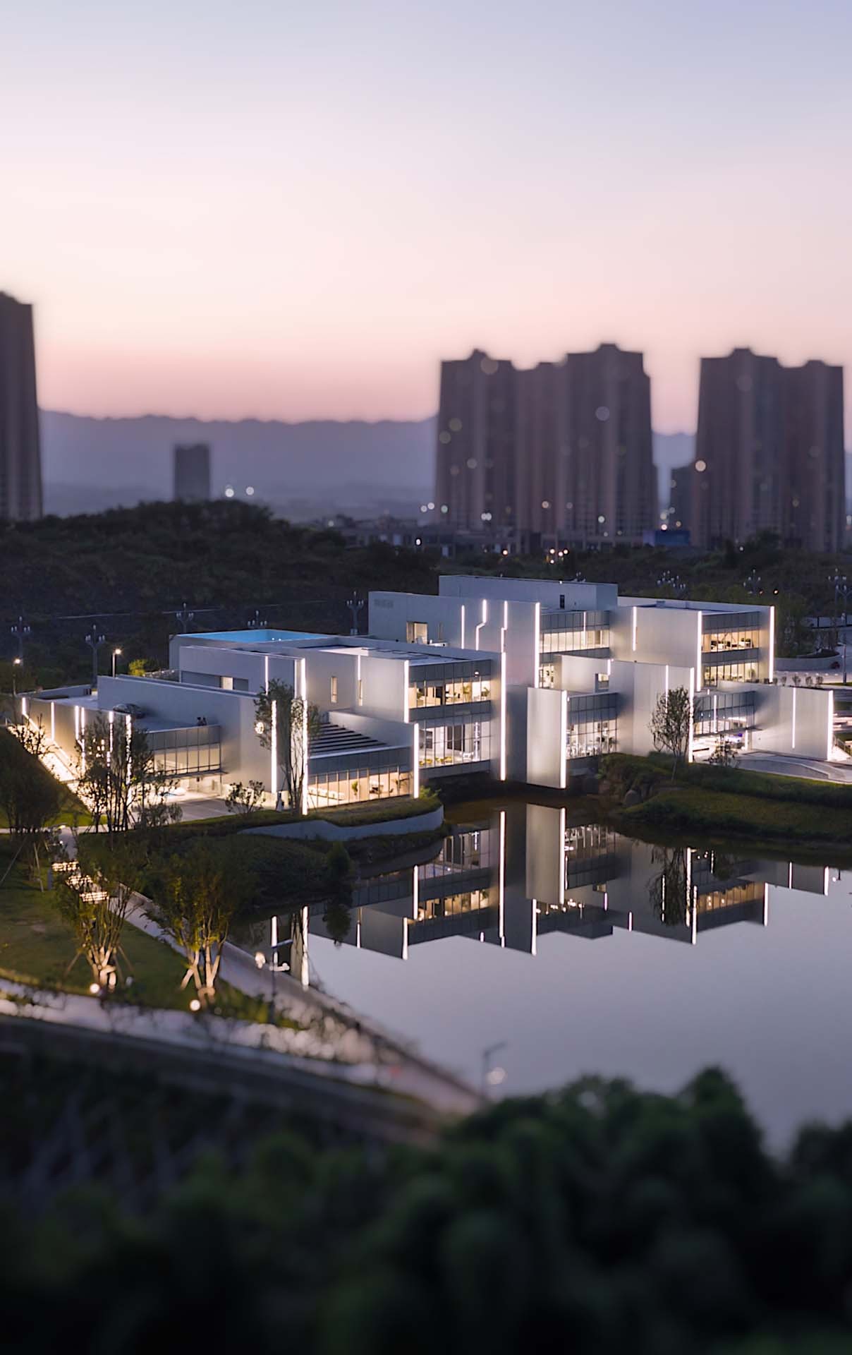 BIM建筑|特斯联科技集团人工智能城市先行区 AI PARK / 行之建筑设计工作室