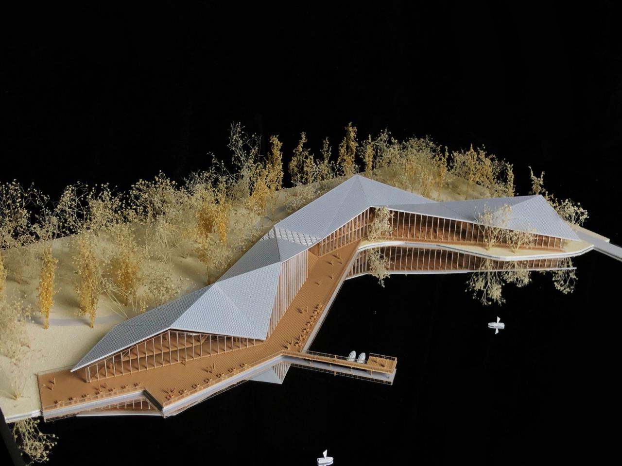 BIM建筑|长兴岛郊野公园游客中心 / 米川工作室 + 水石设计