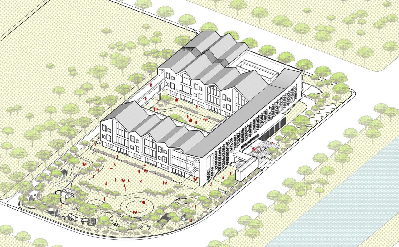 BIM建筑|南京市鼓楼幼儿园江北分园 / 东南大学建筑设计研究院