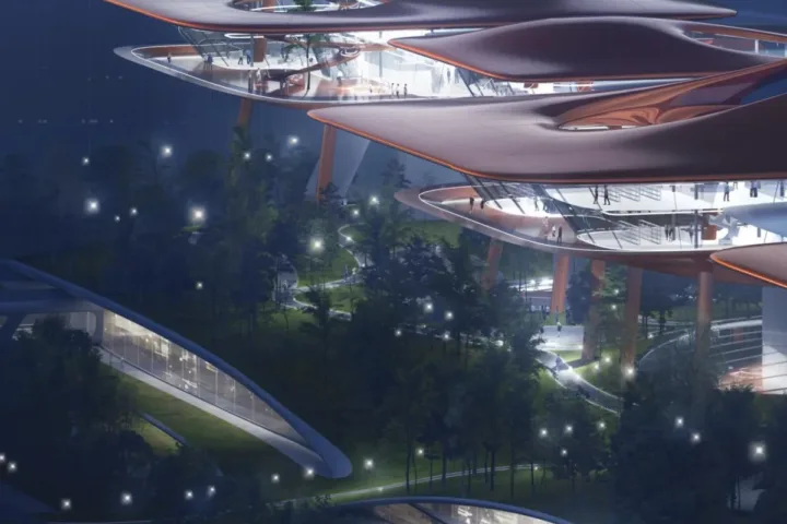 BIM建筑|“龙门吊” | MAD赢得重庆寸滩国际邮轮中心竞赛