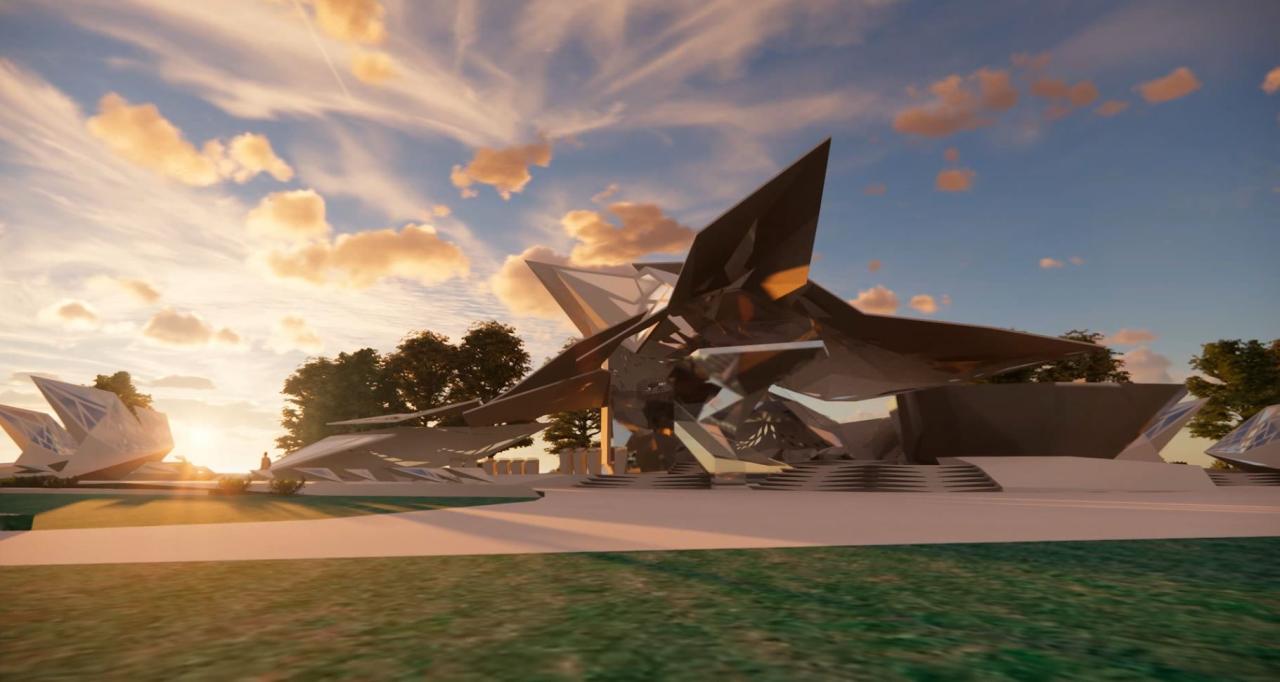 BIM建筑|大三环境艺术系学生的美学观念 / 龚舒腾