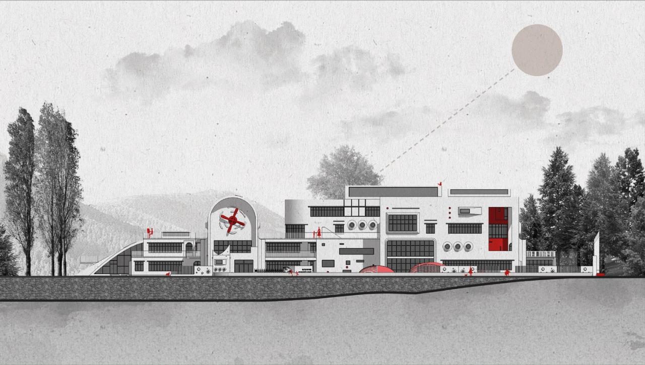 BIM建筑|虽偏远 理想必致！在西昌卫星发射基地大凉山建一座“探索者幼儿园” / 迪卡建筑设计中心