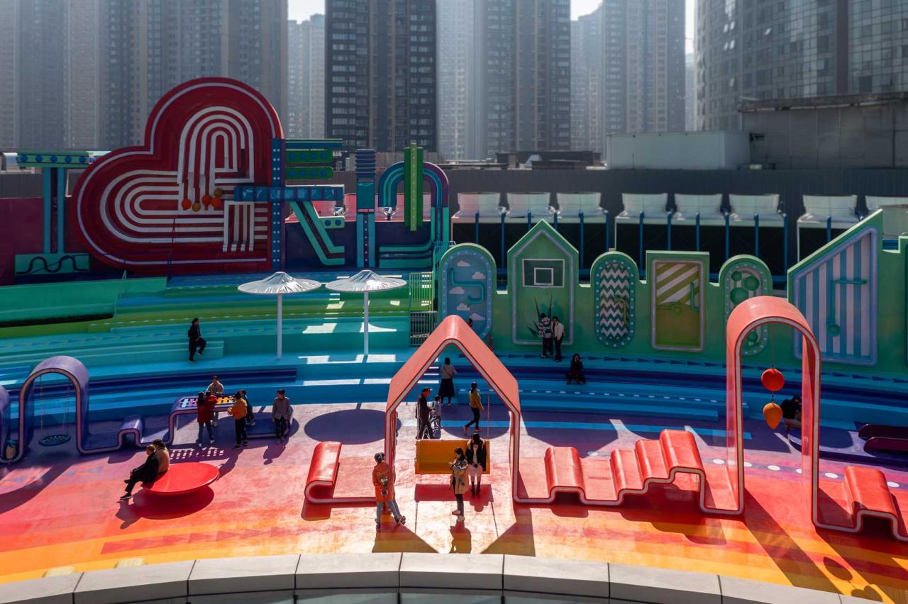 BIM建筑|屋顶公共空间改造：彩虹之上 / 佰筑建筑设计咨询（上海）有限公司