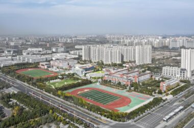 BIM建筑|桥上教学楼 - 盐城外国语学校创新中心 / 普泛建筑-BIM建筑网